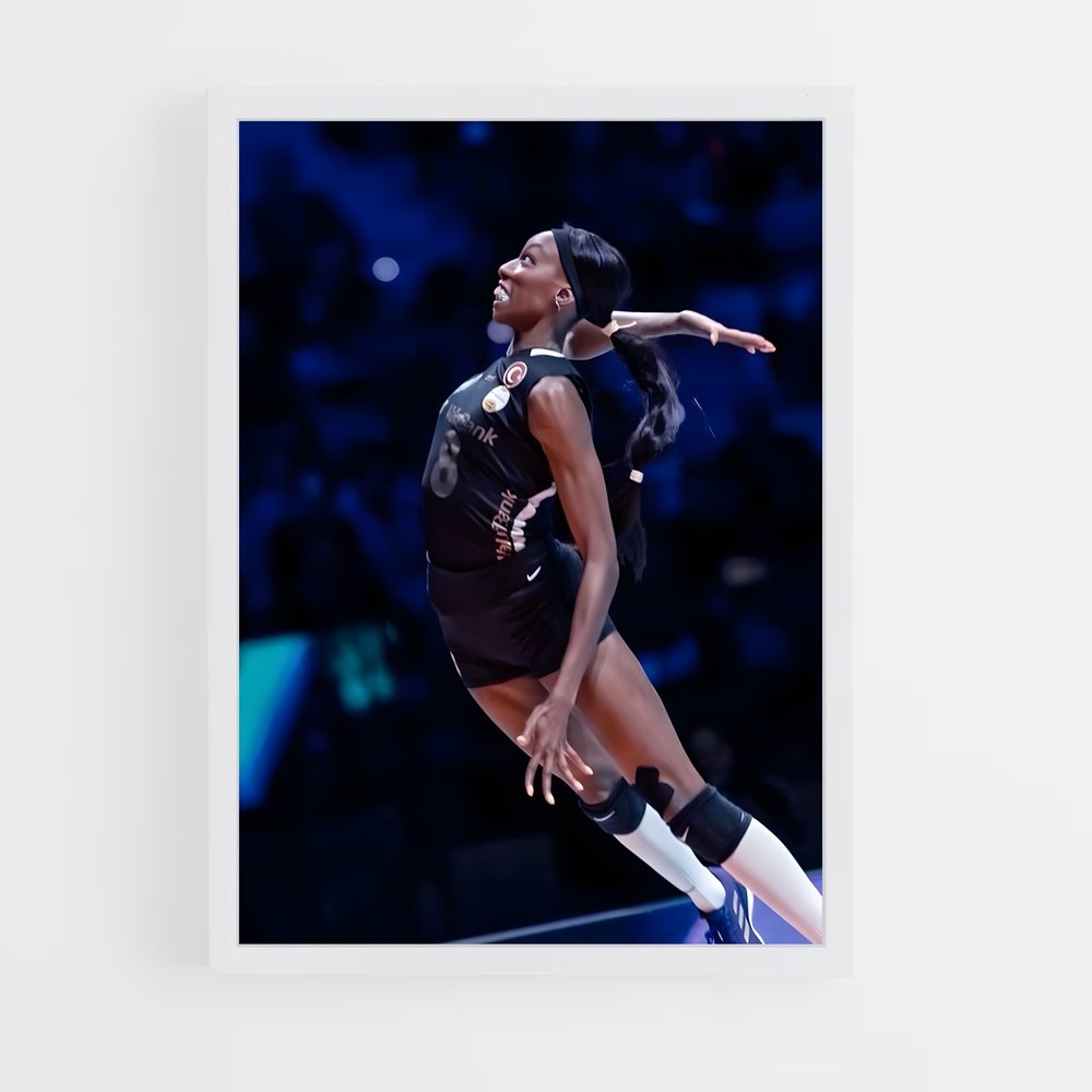 Poster L'Élan d'Egonu – affiche Volleyball (vue 3)